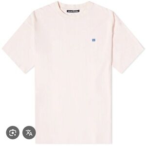 Acne Short Sleeve Tee - Light Pink